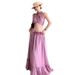 Elegant Vintage Women's Dress Set Long Sleeve Flowy Midi Dress And Top Romantic Violet Classic White plus Size Available (XS-XXXL)_ecoleips.com