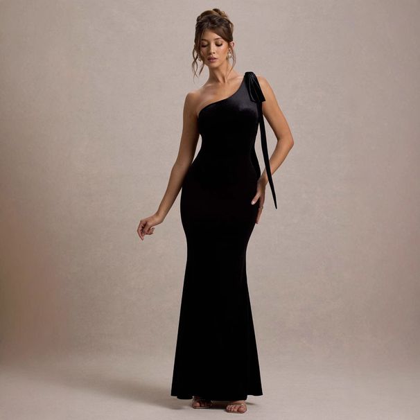 Cross-border 2025 Spring/Summer New Women's Solid Color Casual Sexy One-Shoulder Comfortable Slim Fit Sleeveless Bodycon_ecoleips.com