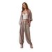 2025 New Autumn . Women's Casual Homewear Plaid Shirt Set Pajamas Long Sleeve_ecoleips.com