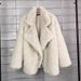 Korean-Style Mid-Length Faux Fox Fur Coat – Suit Collar Winter Jacket In Apricot & Light Purple_ecoleips.com