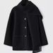 Women’s Fashion Wool-Like Coat – Oversized Tweed Jacket With Scarf & Fringe, Elegant U-Neck, Long Sleeve, Boho Chic_ecoleips.com