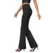 2025 Yoga Bell Bottom Pants, Women's High Waist, Hip Lifting, Wide Leg Casual Pants_ecoleips.com