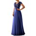 New Spring And Summer European And American Sleeveless Dress V Neck Sequin Temperament Chiffon Splicing Evening Dress_ecoleips.com