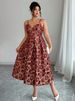 Plus Size Women's Embroidered Jacquard Wedding Guest Dress_ecoleips.com