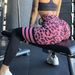 High-Waist Yoga Leggings With Leopard Print - Stretchy & Breathable Workout Pants For Women (Pink/ Grey-Purple, Sizes S-Xl)_ecoleips.com