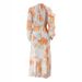 Women's Clothing Flower Shawl Sleeve Design Belt Long Temperament Elegant Dress_ecoleips.com