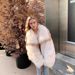 Big Lapel Fox Fur Coat Women's New Fur Integrated Fashion Fur Coat_ecoleips.com