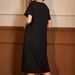 Women's Clothing Fun Coffee Slogan Print Casual Skirt Short Sleeve Round Neck Loose T Shirt Nightdress Dress_ecoleips.com