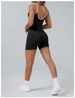 K Color Blocking Sports Suit For Women, Backless Tight Yoga Suit, Quick Drying, Outdoor Running, Fitness Yoga Suit_ecoleips.com