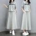 Spring Letter Women's Dress Casual Fashion Long Sleeve Hooded Sweatshirt Loose Two-Piece Set_ecoleips.com