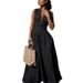 Women's Fashionable Elegant Solid Color Wide Leg Jumpsuit Spring New Arrivals American Style_ecoleips.com
