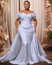 off the Shoulder Beaded Wedding Dress for Sophisticated Banquets Elegant Hostesses Unique Sexy Design Women's Clothing Party Wear_ecoleips.com