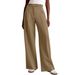 High Waisted Hanging Solid Color Wide Leg Pants, Loose Casual Straight Leg Women's Clothing, Business Suit Pants For Women_ecoleips.com
