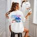 Women's Casual Round Neck Short Sleeve T-Shirt Multi-Color Style Simple Fashionable Sports Top Solid Printed Loose Fit_ecoleips.com