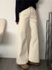 2026 Fall Winter Women's Loose Pants New Style Casual Slimming Pure Color High Waist Straight Jeans_ecoleips.com