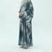 Muslim Dress Women Printed Middle Eastern Muslim Robe – Modest Abaya Dress With Elegant Floral & Geometric Patterns_ecoleips.com