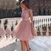 Womens Sparkly Long Sleeve High Waist Slim Fit Fashion Dress Elegant Evening Party Gown For Cocktail Banquet Formal Occasion_ecoleips.com