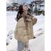 girl Designed Short Thickened Warm Cotton Women Winter 2024 New Fashionable Stylish Puffer Jacket For Petite Figures_ecoleips.com
