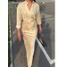 European American Cross-border Ready-to-ship Women's Clothing 2025 New Fashion Elegant Satin Long-sleeve Tie-up Top And_ecoleips.com