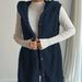 Double-Sided Fleece Hooded Button Cardigan - Women's Casual Vest For Autumn & Winter, Solid Color Lightweight Layering Piece_ecoleips.com
