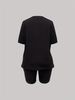 Summer Women's Casual And Fashionable Teddy Bear Print Loose T-shirt+shorts Two-piece Sportswear Suitable For Daily Wear-43_ecoleips.com