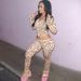 Women's Leopard Print Hooded Cardigan And Trousers Set Zipper Closure Fashion Autumn Outfit For Ladies_ecoleips.com
