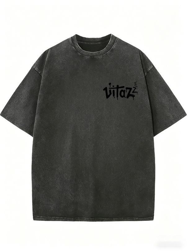 Women's Oversized Mineral Wash Tee, Lightweight Street Fashion Top_ecoleips.com