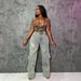 Women's Clothing Autumn And Winter New Street Trend Detachable Concealed Button Design Irregular Jeans High Waist Straight Trousers_ecoleips.com