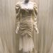 Women’s Clothing Glittery Look Early Fashion Generous Square Collar Slim Fit Pleated Shiny Temperament Goddess Dress Long Skirt_ecoleips.com