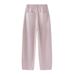 Women's Clothing Spring High Waist Loose Wide Leg Curved Casual Pants Long Sickle Pants_ecoleips.com