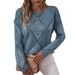 Fuzzy Rain Fashion Hollow Out Sequin Knitted Women, New Autumn Winter European And American Cross-Border Diamond Pattern_ecoleips.com