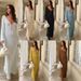 Women’s Clothing Autumn And Winter New Beach Dress Solid Color Sexy Backless Knitted Hollow Dress Long Dress Bikini Swimsuit Blouse_ecoleips.com