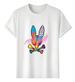 Women's T-Shirts Tshirt Muscle Freaks Psycho Bunny Multicolor Style T-shirt_ecoleips.com