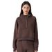 Aria Basics New Warm Fleece-Lined Sweatshirt For Women, Hooded Half-Zip Loose Yoga Wear, Fitness Sports Jacket DAW139_ecoleips.com
