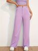 Aria Basics 2025 Cross-Border European And American New Style Spring Autumn Summer Women's Solid Color High Waist Draped Comfortable_ecoleips.com
