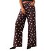 Women's Polka Dot Loose Casual mid Waist Non Stretch Denim Jeans European And American Foreign Trade Cross Border Goods New Arrivals_ecoleips.com