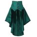 Half Length Skirt, Pirate Skirt, Ruffled Irregular Half Length Halloween Performance Skirt_ecoleips.com