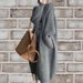 Oversized Notch Lapel Cardigan – Chunky Knit Duster Coat For Women (Black/Cream/Gray, One Size Fits Most)_ecoleips.com