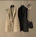 Oversized Blazer Vest For Women – Trendy Sleeveless Waistcoat With Notch Lapel (Black/Khaki, M-3XL)_ecoleips.com