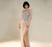 Lake Blue Rhinestone Halter Evening Gown Unique Bling Bling Dress for Singer Photo Shoot Runway Show Birthday Party_ecoleips.com