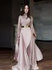 Modest Evening Dress Retro Elegant Long Sleeved Rhinestone Dress For Women Spring Fashion Muslim Clothing_ecoleips.com