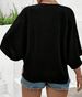 Curvy Women Solid Textured Jacquard V Neck Raglan Sleeve Button Down Blouse, 2025 Spring Summer Beach Vacation Shirt_ecoleips.com