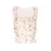AD222 French-style Pure Desire Printed Tank For Women, 2025 Summer New Slim-fit Short Outerwear Versatile Top_ecoleips.com