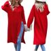 Women's Clothing Women's Loose Long Sleeved Slit Sweater Dress Style Autumn Winter Pullovers For Formal & Casual For Women_ecoleips.com