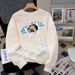FW25 Matching Couple Cotton Crew Neck Sweatshirt - His & Hers_ecoleips.com