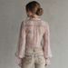 2027 Summer Fashion Pure Desire Spicy Girl Design Women Sexy Deep V-Neck Fake Two Twisted Lace Flared Sleeve Shirts S-3XL_ecoleips.com