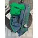 Women's Clothing Outfit With A Complete Set Of Fashionable Green Straight Shoulder T Shirt High Waist Ripped Jeans Two Piece Suit1_ecoleips.com