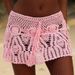 Handmade Crochet Beach Dress Women's Bikini Swimsuit Cover Up 8 Colors Sexy Vacation Style_ecoleips.com