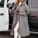 Women's Clothing Long Hooded Windbreaker Sweater Jacket Women Autumn And Winter_ecoleips.com