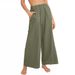 Women's Clothing Spring And Summer New Cotton And Linen Solid Color Trendy Brand High Waist Loose Casual Wide Leg Trousers_ecoleips.com